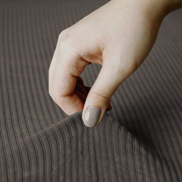 Red Barrel Studio® Striped Stretch TCushion Recliner Slipcover